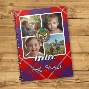 Hamilton Familienfoto-Collage Notizblock