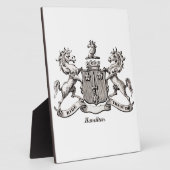 HAMILTON FAMILIENWAPPEN FOTOPLATTE (Seite)