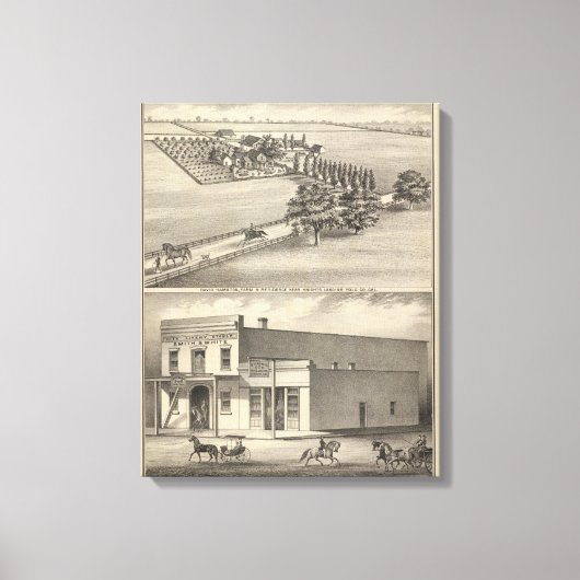 Hamilton farm, Beamer bldg Leinwanddruck (Vorderseite)