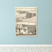 Hamilton farm, Beamer bldg Leinwanddruck (Insitu (Holzboden))