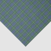 Hamilton Green Scottish Tartan Seidenpapier (Ausschnitt)