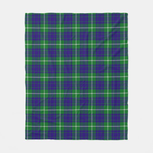 Hamilton Hunting Kariert Fleecedecke (Vorderseite)