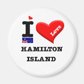 HAMILTON INSEL - I Liebe Magnet (Vorne)