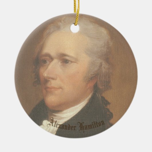 Hamilton-Kreis Ornamant Keramik Ornament (Vorne)