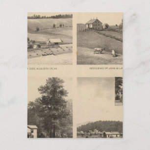 Hamilton, Landes, Yates Residenzen, Hufeisenfarm Postkarte