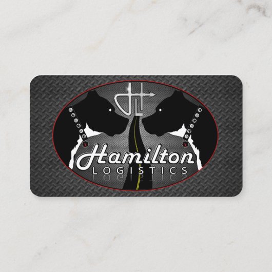 Hamilton Logistics 1 Visitenkarte (Rückseite)