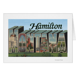 Hamilton, Montana - Große Buchstabenszenen