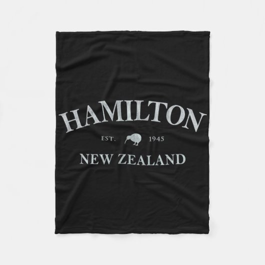 Hamilton New Zealand Hamilton Nz Graphic Print Fleecedecke (Vorderseite)
