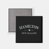 Hamilton New Zealand Hamilton Nz Graphic Print Magnet (Vorderseite/Rückseite)