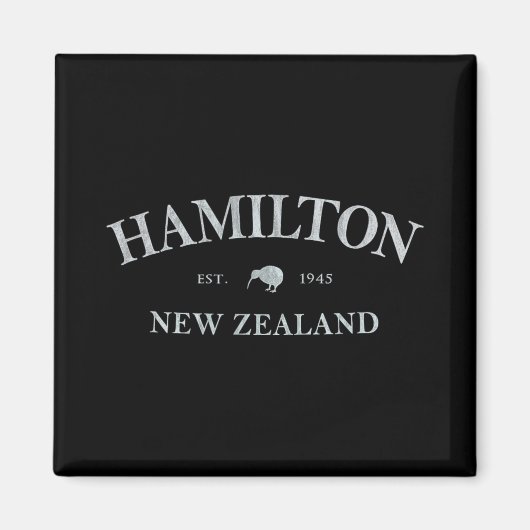 Hamilton New Zealand Hamilton Nz Graphic Print Magnet (Vorne)