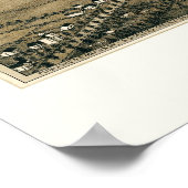 Hamilton, NY Panoramic Map - 1885 Poster (Ecke)