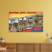 Hamilton, Ohio - Große Buchstabenszenen Leinwanddruck (Insitu (Wohnzimmer))