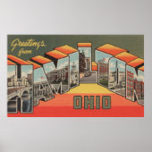 Hamilton, Ohio - Große Buchstabenszenen Poster (Vorne)