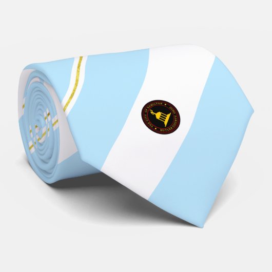 Hamilton (Ohio) Stadtflagge Neck Tie Krawatte (Gerollt)