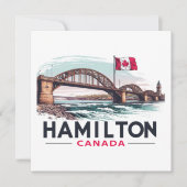 Hamilton Ontario Kanada Feiertagskarte (Vorderseite)
