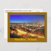 Hamilton, Ontario, Kanada Postkarte (Vorne/Hinten)