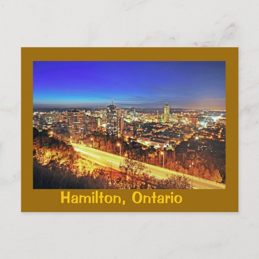 Hamilton, Ontario, Kanada Postkarte (Vorderseite)
