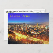 Hamilton, Ontario, Kanada Postkarte (Vorne/Hinten)
