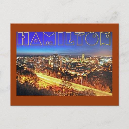 Hamilton, Ontario, Kanada Postkarte (Vorderseite)