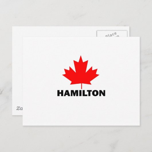 Hamilton, Ontario Postkarte (Vorne/Hinten)