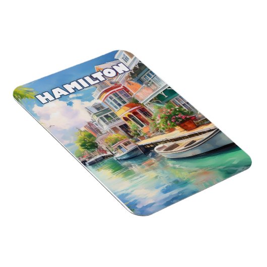 Hamilton, pearl of Bermuda Magnet (Rechte Seite)