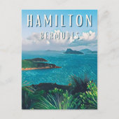 Hamilton: Perle der Bermuda Postkarte (Vorderseite)