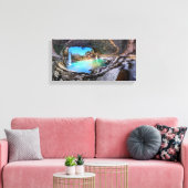 Hamilton Pool - Austin Texas Leinwanddruck (Insitu (Wohnzimmer))