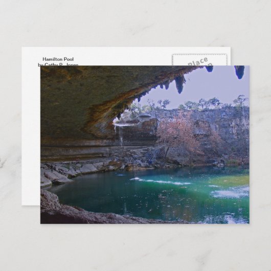 Hamilton Pool Postkarte (Vorne/Hinten)