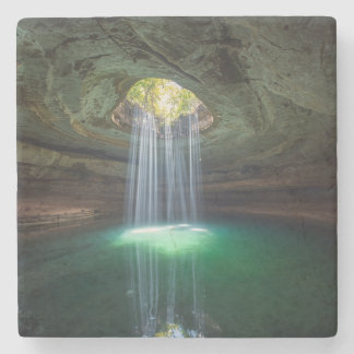 Hamilton Pool Untersetzer-Set - Natürliches Texas- Steinuntersetzer