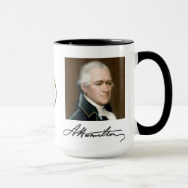 Hamilton-Porträt u. Tatsachen-Tasse Tasse