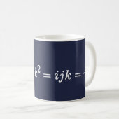 Hamilton Quaternion Science Mathematische Tasse (VorderseiteRechts)