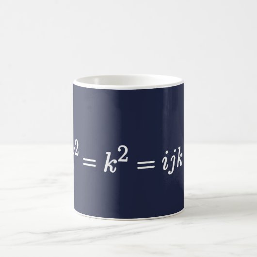 Hamilton Quaternion Science Mathematische Tasse (Mittel)