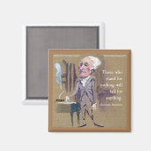 Hamilton & Quote Kühlschrankmagnet (Vorderseite/Rückseite)