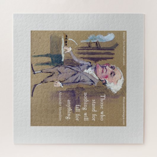 Hamilton "Stand for Something" Jigsaw Puzzle (Horizontal)