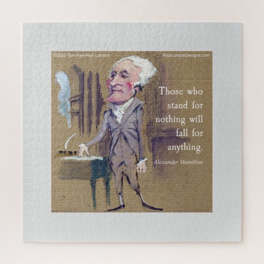 Hamilton "Stand for Something" Jigsaw Puzzle (Vertikal)
