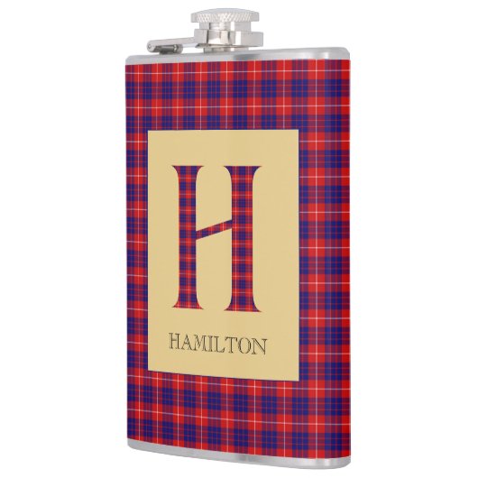 Hamilton Tartan Monogram H Flachmann (Links)