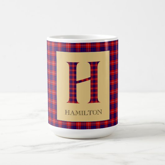 Hamilton Tartan Monogram H Kaffeetasse (Mittel)