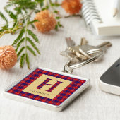 Hamilton Tartan Monogram H Schlüsselanhänger (Seite)