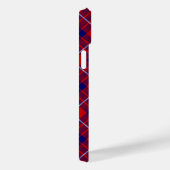 Hamilton Tartan Red Blue lila kariert Case-Mate iPhone Hülle (Rückseite / Rechts)