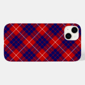 Hamilton Tartan Red Blue lila kariert Case-Mate iPhone Hülle (Rückseite (Horizontal))
