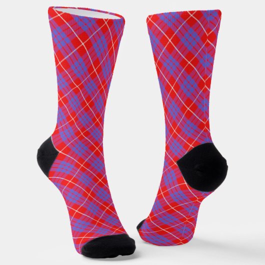 Hamilton Tartan Socks Clan Socken (Gewinkelt)