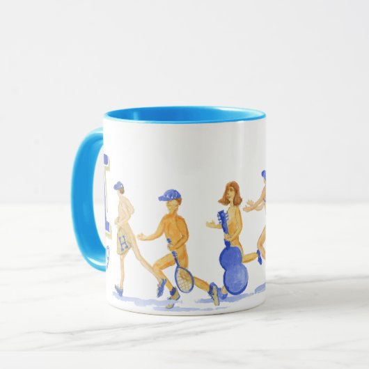 Hamilton-Uniläufer Tasse (Vorderseite Links)
