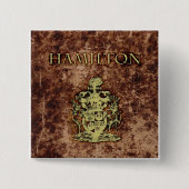 Hamilton-Wappen Button (Vorderseite)