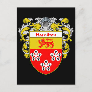Hamilton-Wappen (mantled) Postkarte