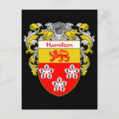 Hamilton-Wappen (mantled) Postkarte (Vorderseite)