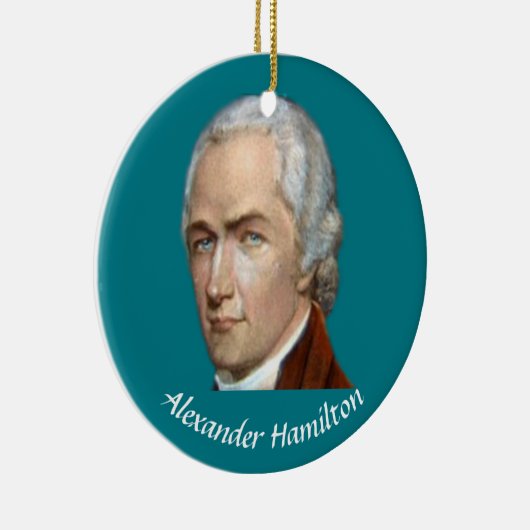 Hamilton-Weihnachtsverzierung Keramik Ornament (Rechts)