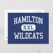 Hamilton Wildcats Middle Memphis Tennessee Postkarte (Vorne/Hinten)