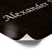 Hamilton Zitat-Poster "Enemy Leader" Poster (Ecke)