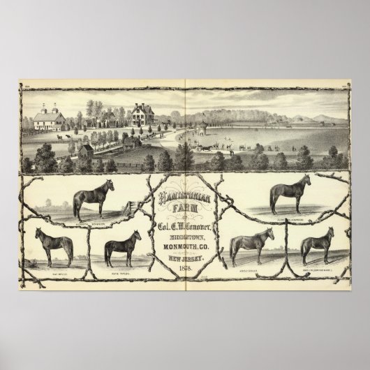Hamiltonian Farm in Middletown, NJ Poster (Vorne)