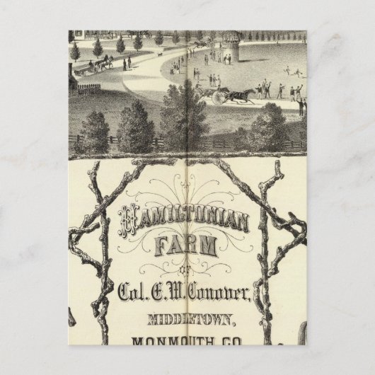 Hamiltonian Farm in Middletown, NJ Postkarte (Vorderseite)